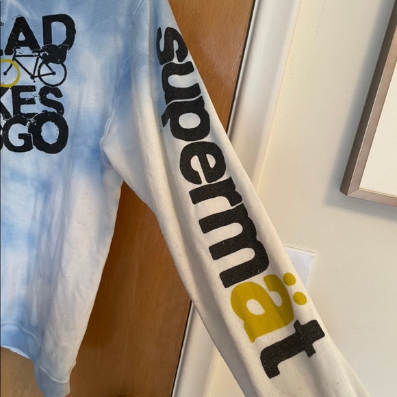 Freecity tie dye blue zip up - Picture 3 of 3